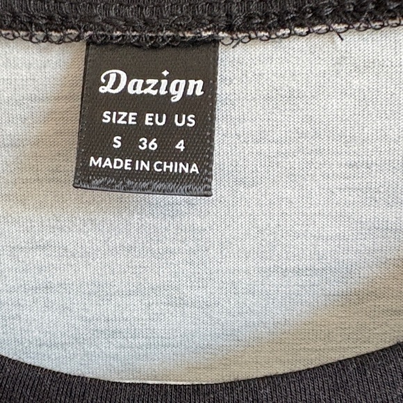 Stylish Multicolor Striped Women's Jersey Top by Dazign with Shoulder Buttons - Picture 5 of 5